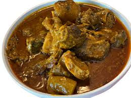Banga Soup with Goat Meat